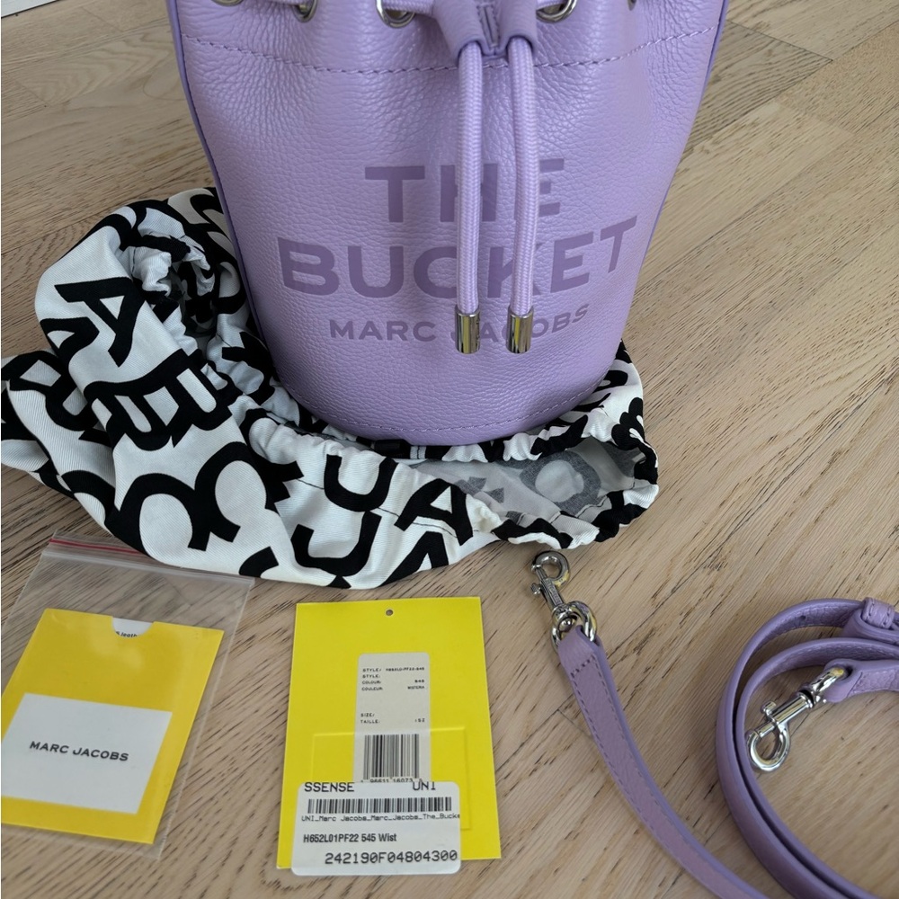 Marc Jacobs Purple Bucket Shoulder Bag